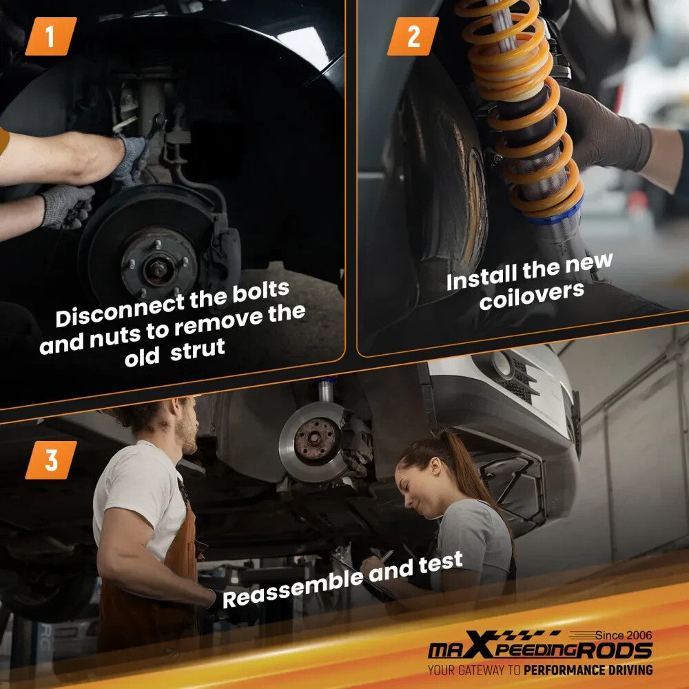 MXPR Comfort Lowering Suspension Coilovers BMW 3 Series E36 Coupe Saloon 91-99