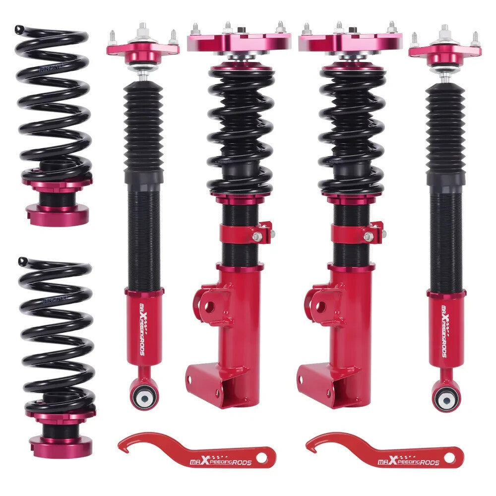 MXPR Adjustable Lowering Coilovers Mercedes W204 C180 C250 C300 08-14 RWD Sedan