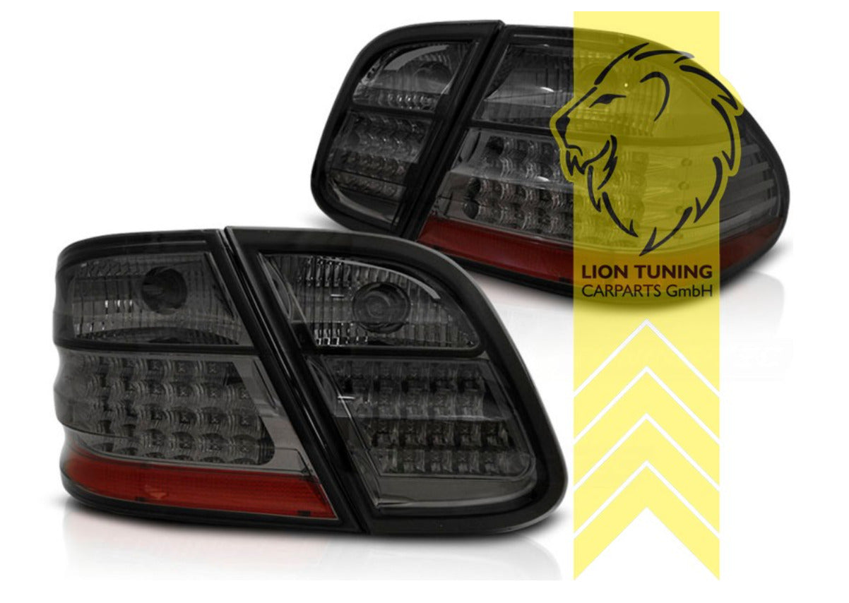 LT Pair LED DRL Rear lights Tail Lamps Merc CLK C208 Coupe Cabrio black LHD