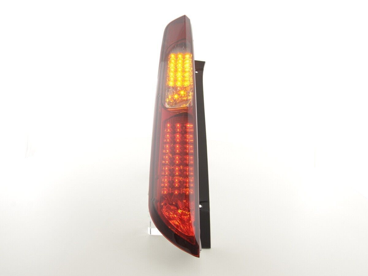 FK Pair LED Lightbar Rear Lights Ford Focus 2 C307 08-10 5Dr Red Smoke ST RS LHD