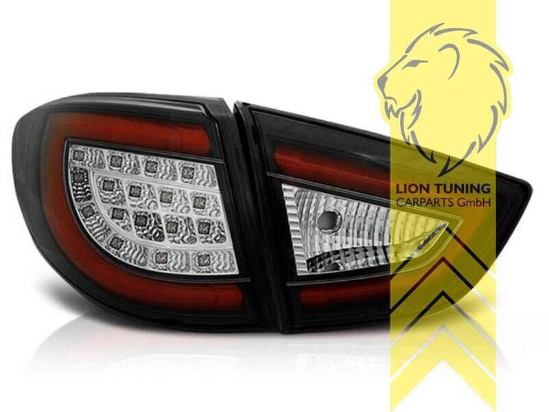 LT Pair LED REAR LIGHTS Lightbar DRL Hyundai iX35 black LM EL ELH 09-13 LHD