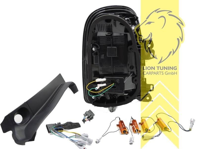 LT LED DRL Lightbar Rear Tail Lights BMW Mini Country Man F60 16+ red black LHD