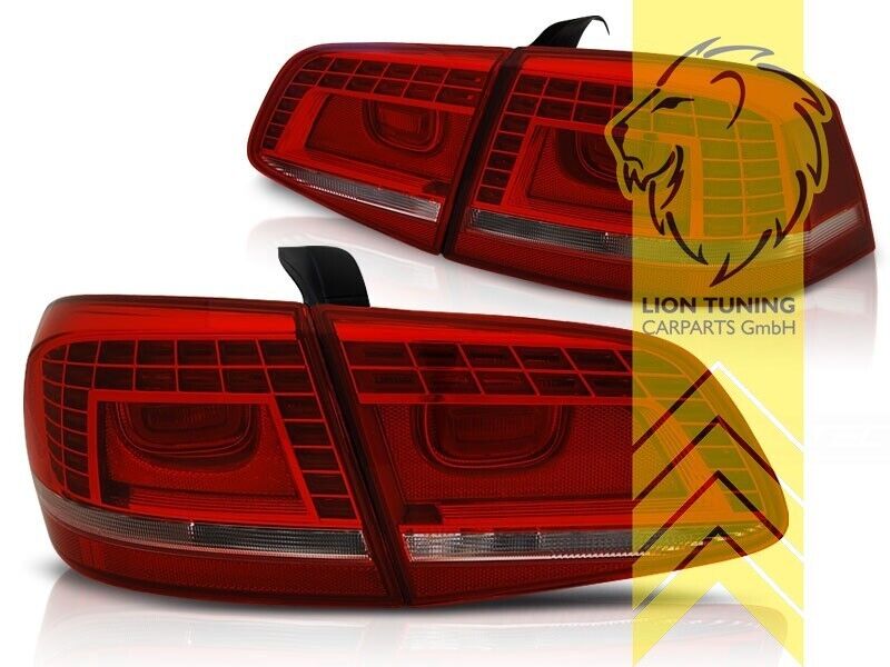 LT Pair LED Lightbar Rear Lights Tail VVW Passat 3C B7 36 sedan red LHD