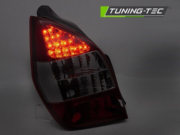 TT LED Lightbar Rear Bumper Lights Tail Lamps CITROEN C2 3-10 RED SMOKE