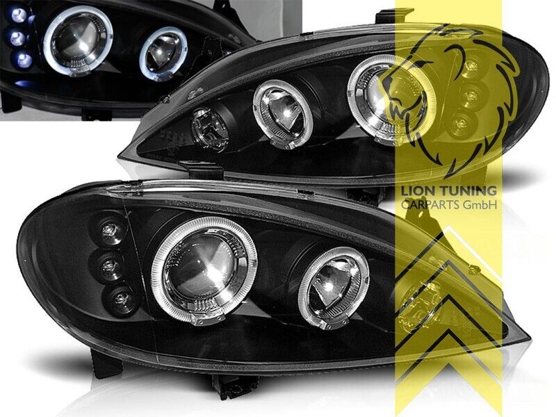 LT LED DRL Lightbar Halo Headlights Renault Megane 1 Coach Cabrio Grandtour LHD