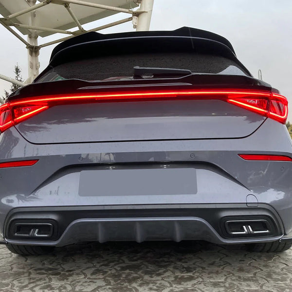 OW Rear Trunk Boot Hatch Wing Spoiler CUPRA Leon 2020+ TUV ABS Gloss Black