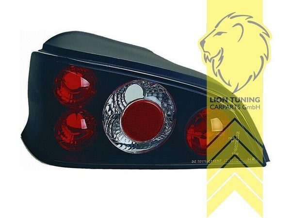 LT Pair Rear Lights Tail Lamps Peugeot 106 2 Type 1 96-04 black LHD