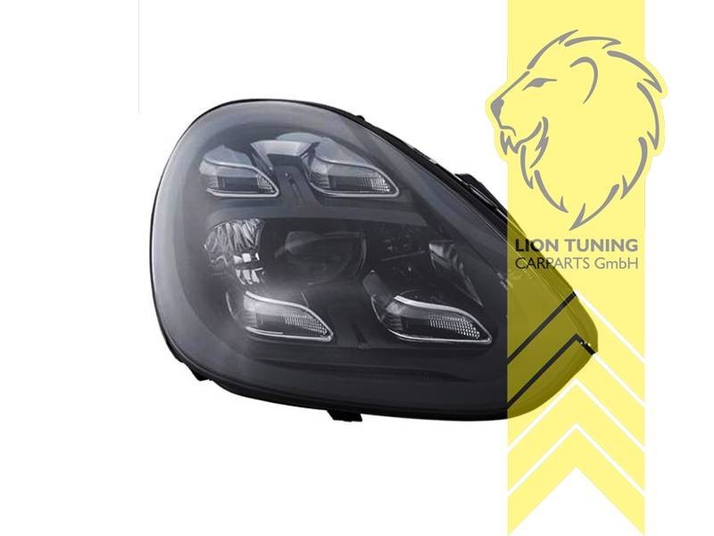 LT Pair LED Headlights Lightbar DRL Porsche Cayenne 92A 10-14 Facelift LHD