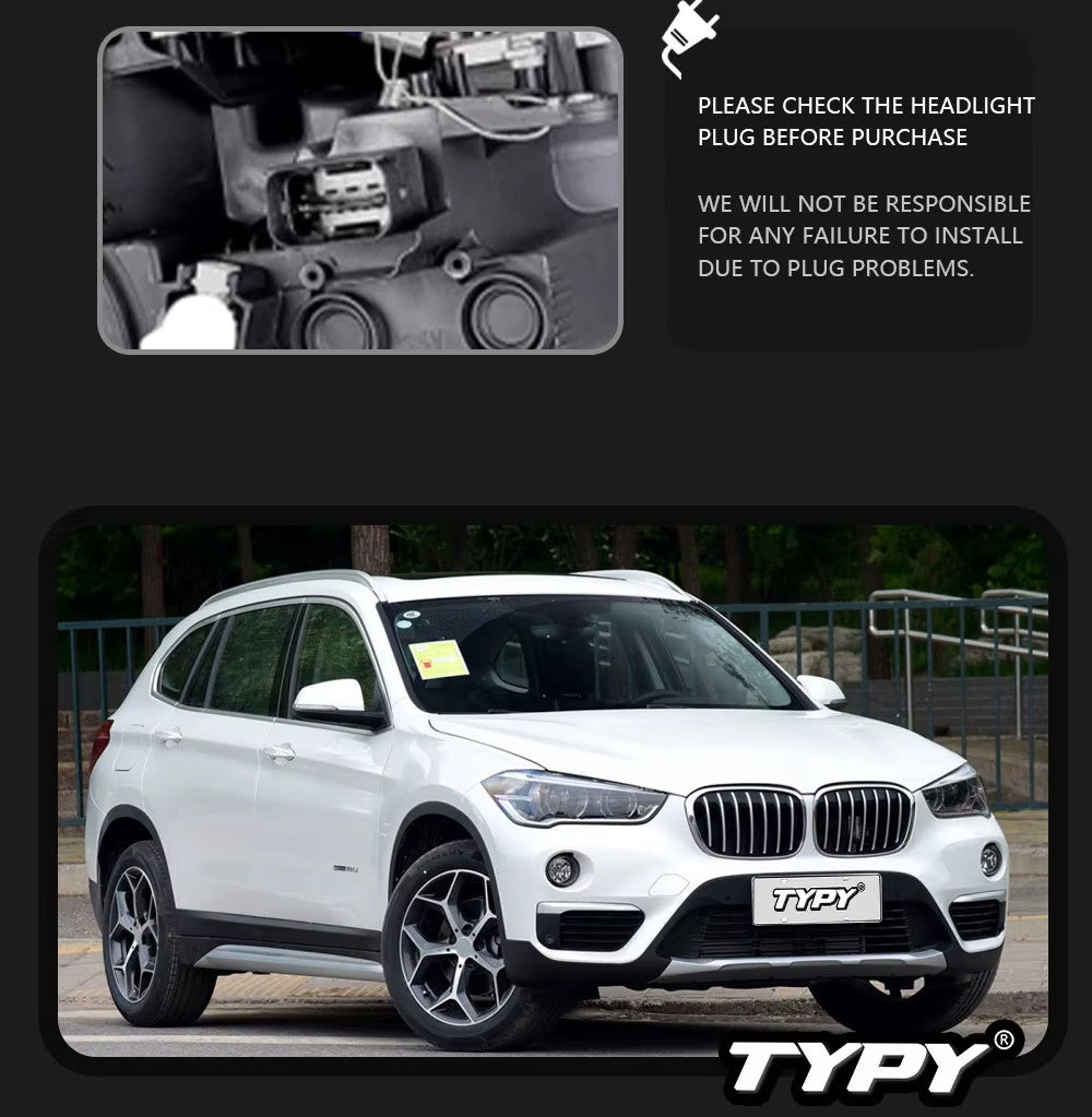 TYPY Pair BMW X1 F48 2016-2020 LED DRL Lightbar Dynamic Headlights LED
