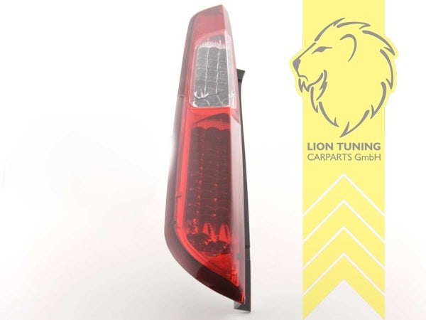 LT Pair LED Lightbar Rear lights Ford Focus 2 FL DA 08-11 hatchback red LHD