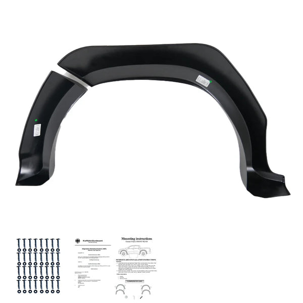 OW Fender Flares Wide Arch Kit TOYOTA Hilux 2015-2020 ABE TUV Black ABS
