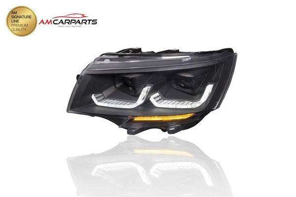 AMCP Pair LED DRL Lightbar Headlights VW T6.1 2019+ CARAVELLE T6 Bus Van LHD