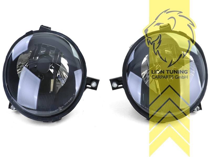 LT Pair Aftermarket Halogen Headlights VW Lupo black LHD 6X1 6E1 98-05 LHD