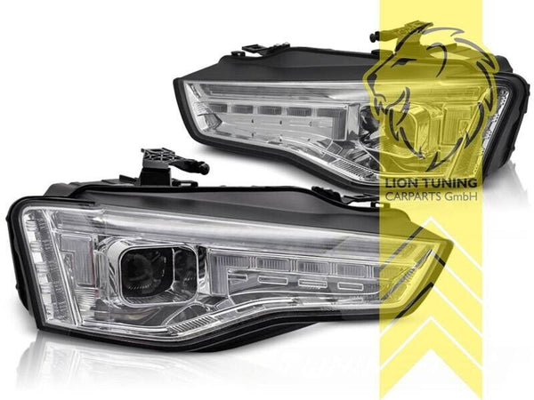 LT LED DRL XENON Headlights Audi A5 8T 8F 11-16 Coupe Cabrio Sportback LHD