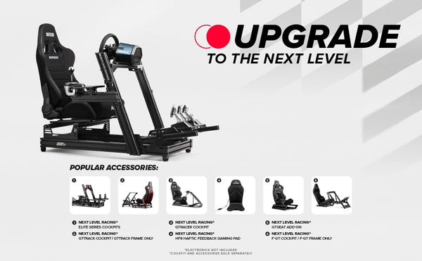 NLR ERS5 Elite x1 Universal Bucket Sports Seat Black Car Racing Simulator Sim