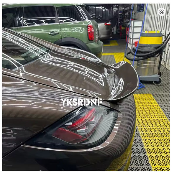 KLS Porsche 987 987.1 Cayman 05-12 Rear Duck Tail Wing Spoiler FRP Unpainted