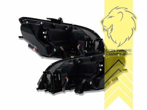 LT LED DRL Lightbar Headlights Audi TT 8J Coupe Cabriolet black 06-10 LHD