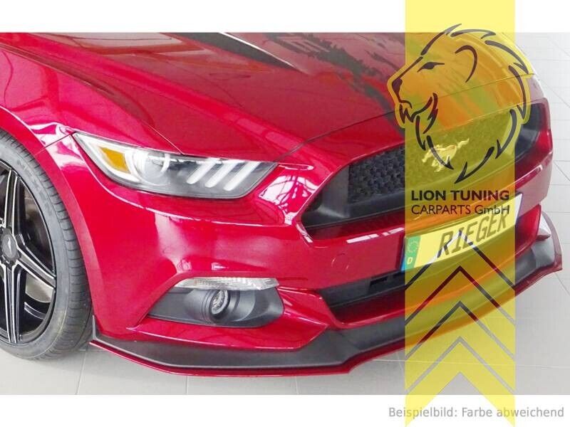 LT Rieger front bumper spoiler splitter Ford Mustang 6 Coupe Cabrio VI 14-17