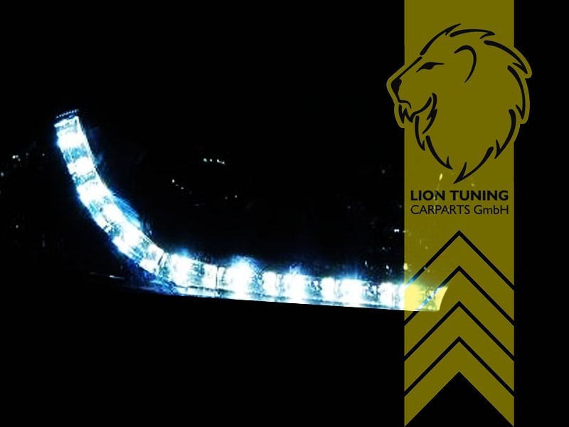 LT LED DRL Lightbar Headlights Renault Clio B chrome BB CB LB S 98-01 LHD