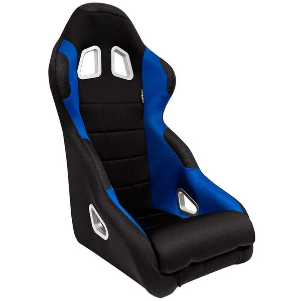 x1 ATS Black / Red / Blue / Grey Textile Car Sim Simulator Bucket Seat + slides