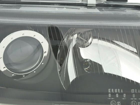 FK DEPO Pair Halogen Headlights Audi A4 type B5 95-99 black Universal RHD / LHD