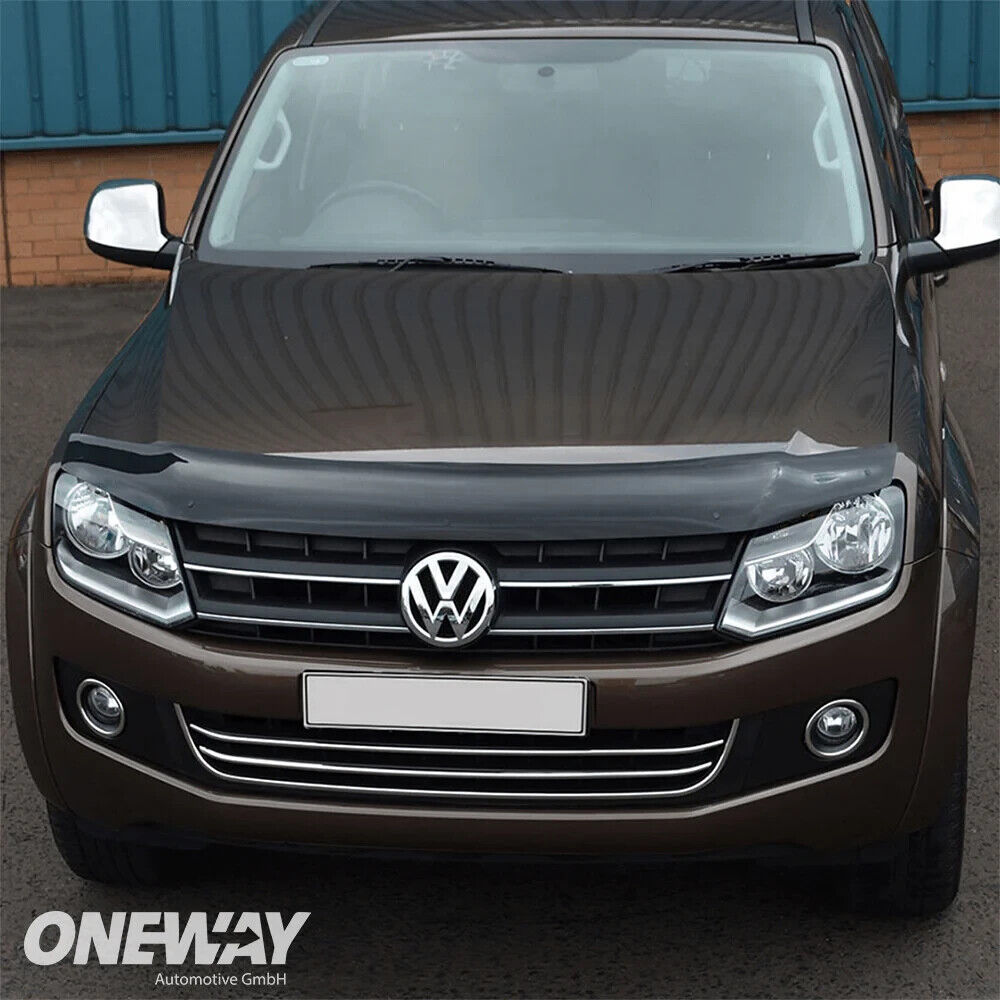 OW Bonnet Hood Protector VW Amarok MK1 Facelift 10-21 ABS Black Inc all fixings