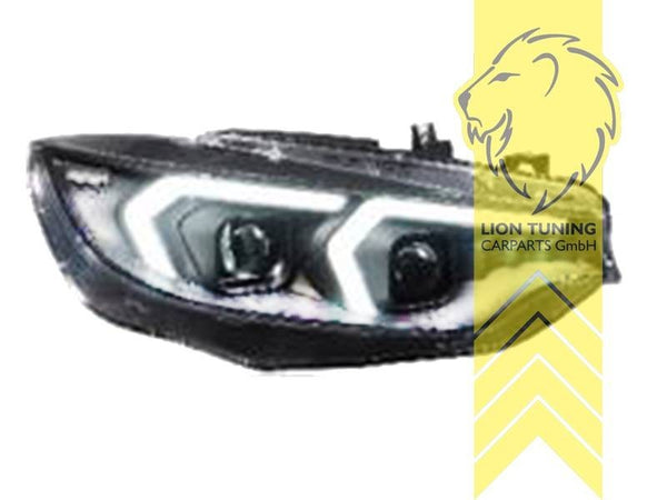 LT Pair LED DRL Headlights BMW 4 F32 Coupe F33 F32 13-21 Coupe Cabrio Xenon HID LHD