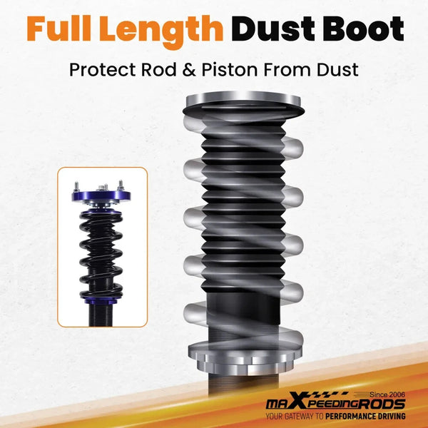 MXPR Adjustable Lowering Coilovers BMW 3 Series E46 Saloon 98-05 Coupe Touring