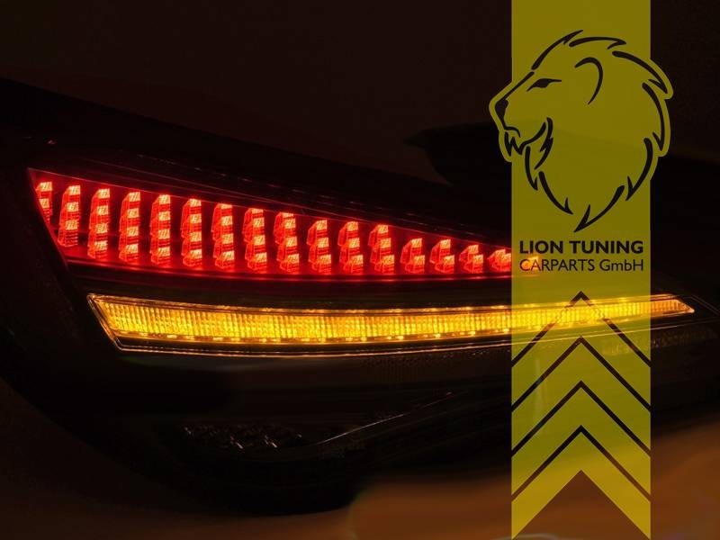 LT Pair LED Lightbar DRL Rear Lights Mercedes CLA C117 black smoke 13-18 LHD