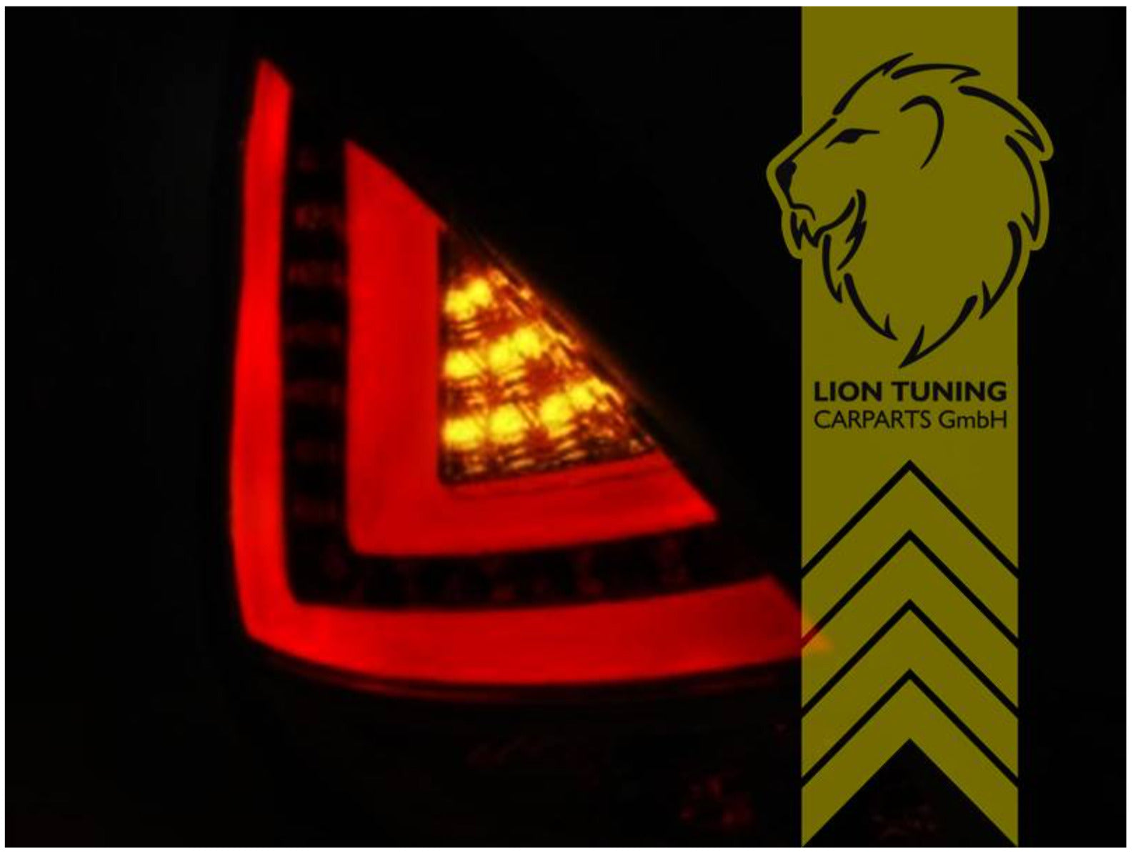 LT Pair LED Lightbar DRL Rear Lights Tail Lamps Ford Fiesta MK7 JA8 Facelift LHD