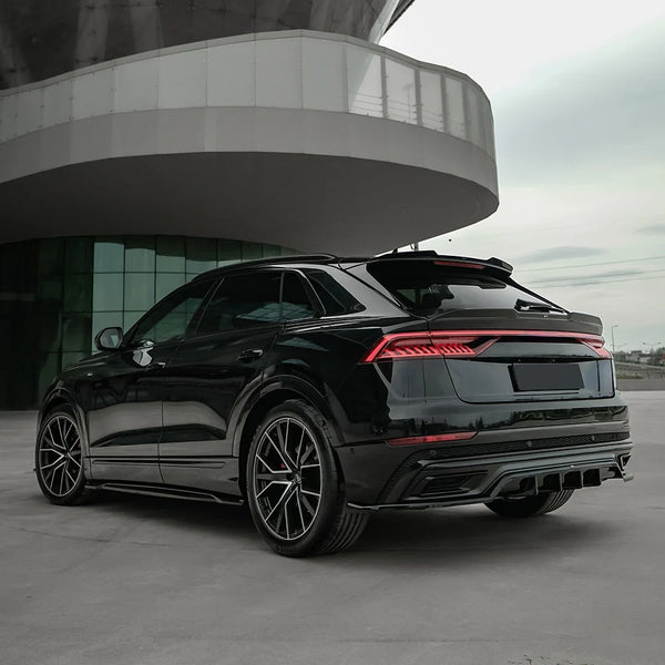 OW Rear Roof Spoiler Wing AUDI SQ8 / Q8 S-Line 2018+ Gloss Black