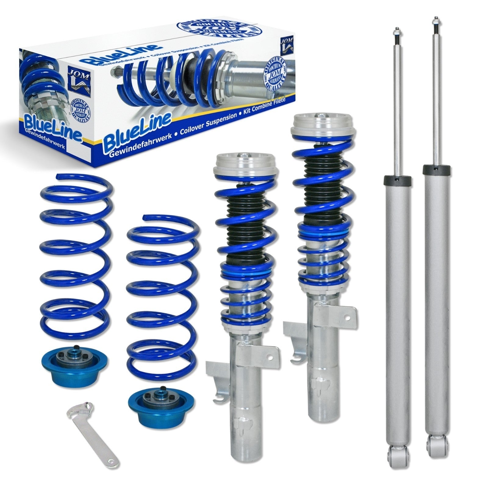 JOM Blueline Lowering Coilovers Ford Focus 2 1.6 Ti 1.8 2.0 TDCi ST 2.5 04-10
