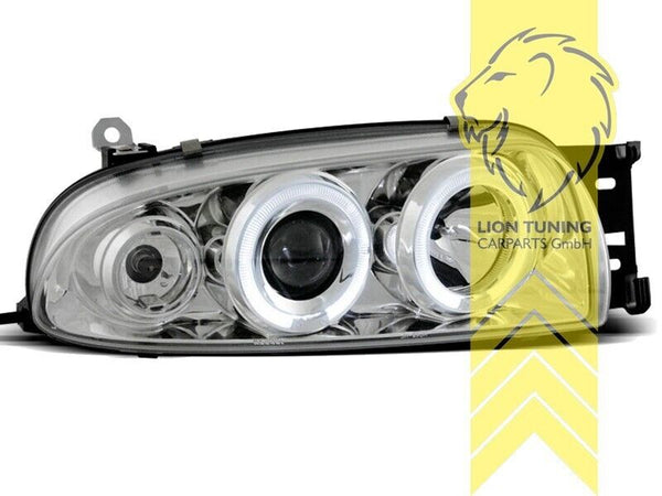 LT Pair LED DRL Lightbar Headlights Ford Fiesta Ford Fiesta 4 JAS JBS chrome LHD