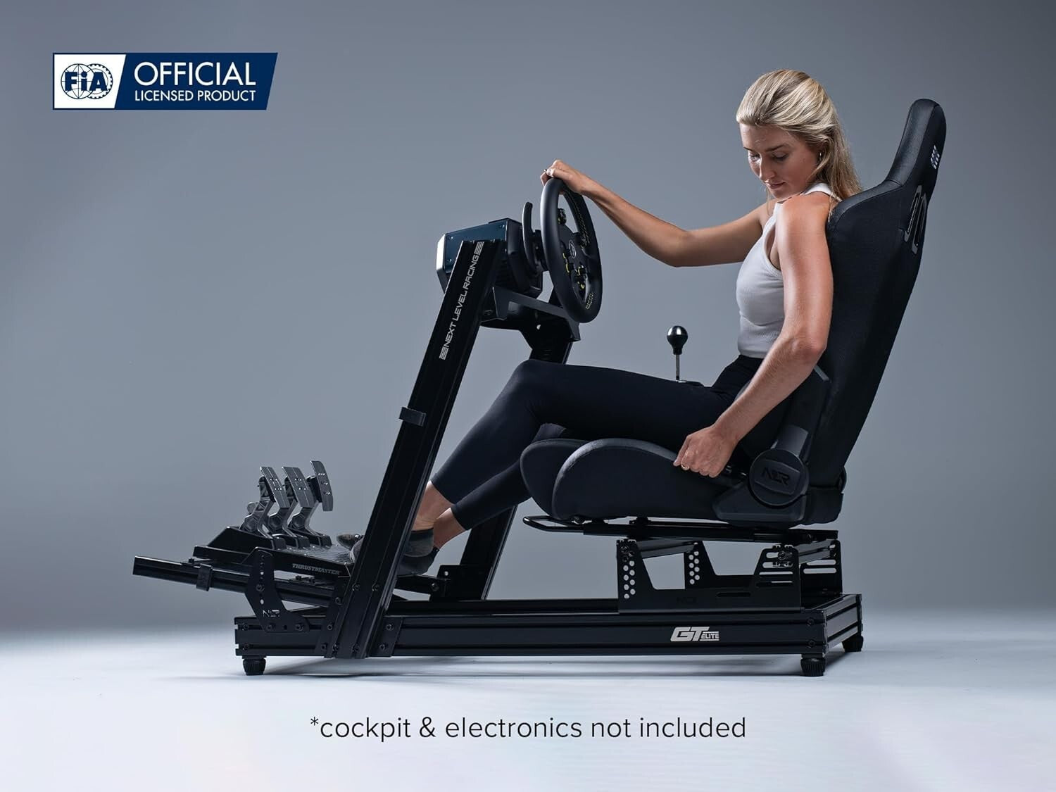 NLR ERS5 Elite x1 Universal Bucket Sports Seat Black Car Racing Simulator Sim