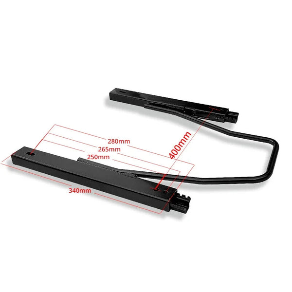 ATS Universal bucket seat slides runners for x1 seat base mounted width 400m