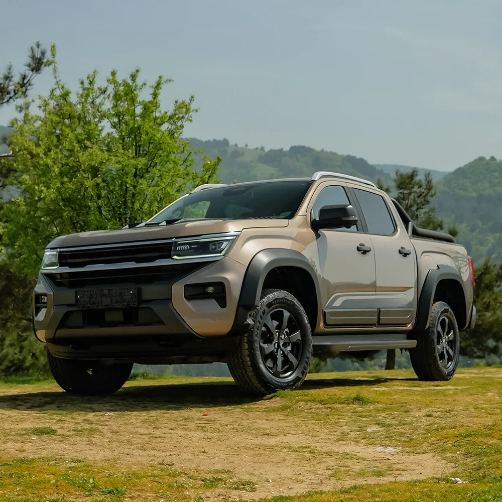 OW Fender Flares Wide Arch Extension Kit VW Amarok MK2 2022+ ABE TUV Black ABS