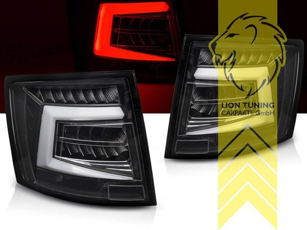 LT Pair LED Lightbar Rear Lights Skoda Octavia 3 5E FL 5E5 13-20 Combi black LHD