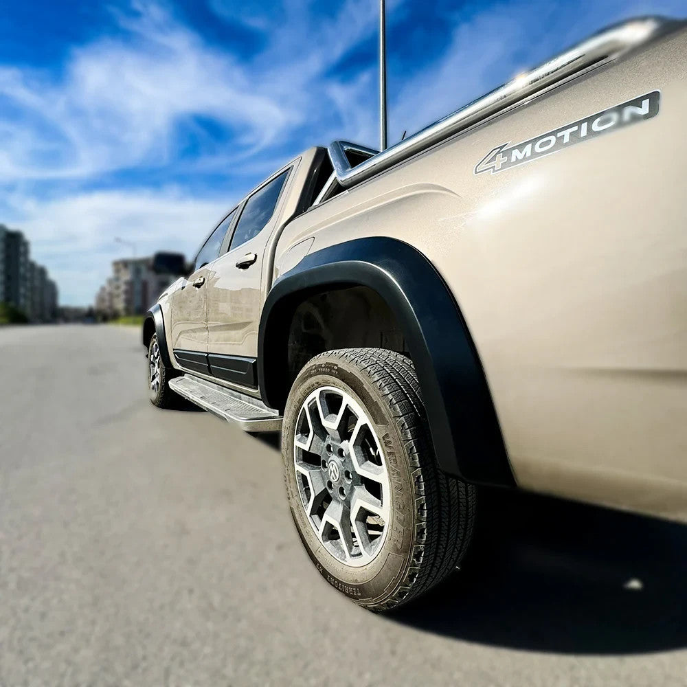 OW Fender Flares Wide Arch Extension Kit VW Amarok MK2 2022+ ABE TUV Black ABS