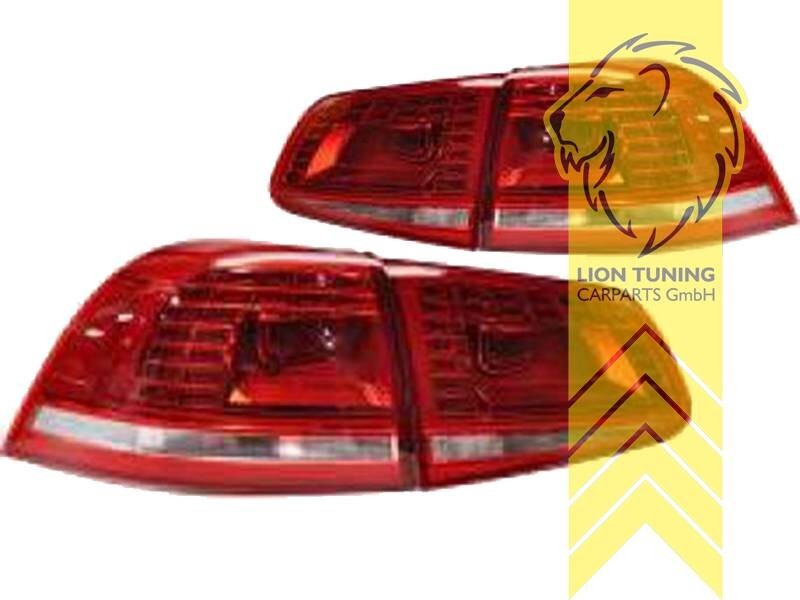 LT Pair LED DRL Lightbar REAR LIGHTS Tail Lamps VW Touareg 7P red 10-18 LHD