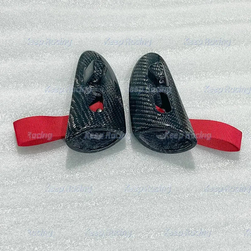 Track Interior Door Handle Pulls Porsche GT3 RS 987 Cayman Boxster Carbon Red