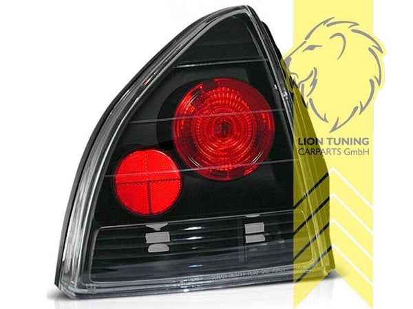 LT Pair Rear Lights Tail Lamps Honda Prelude IV BB 92-97 black red Halogen LHD