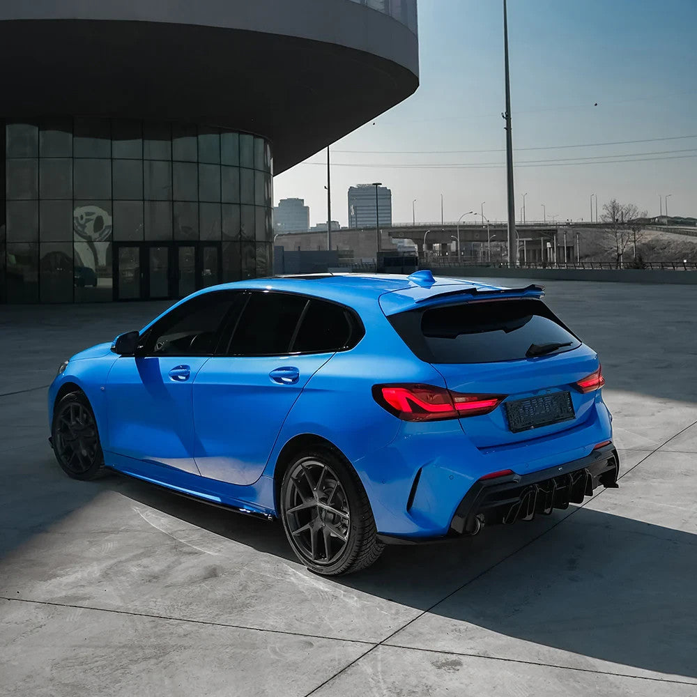 OW Rear Bumper Diffusor BMW 1 Series F40 M-Pack M135i 19-24 Gloss Black