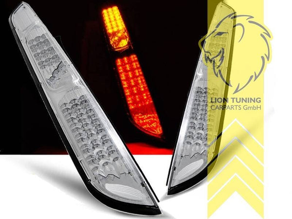 LT Pair LED Lightbar Rear lights Ford Focus 2 FL DA 08-11 hatchback white LHD