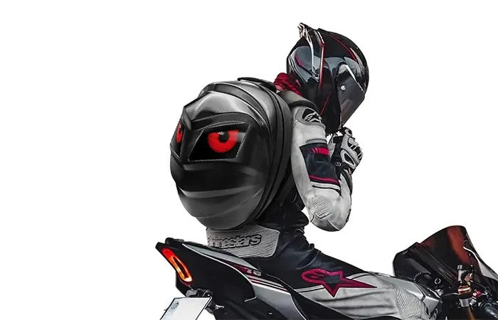 LOY Biosled Black Knight HSQ-1 BT App LED Screen Backpack Bag Motorcycle Bike