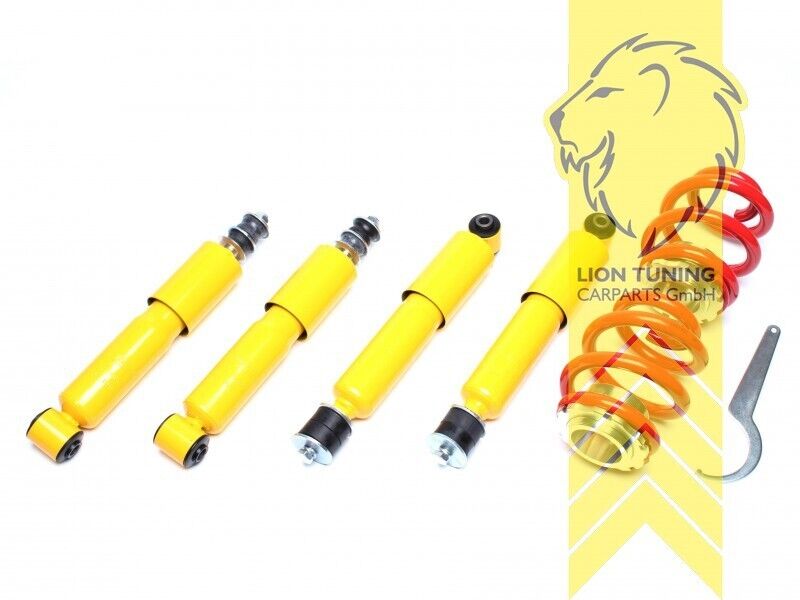 LT TA Technix Lowering Coilovers Kit T4 Bus Transporter Bus Van 4x4 90-03 30-60m