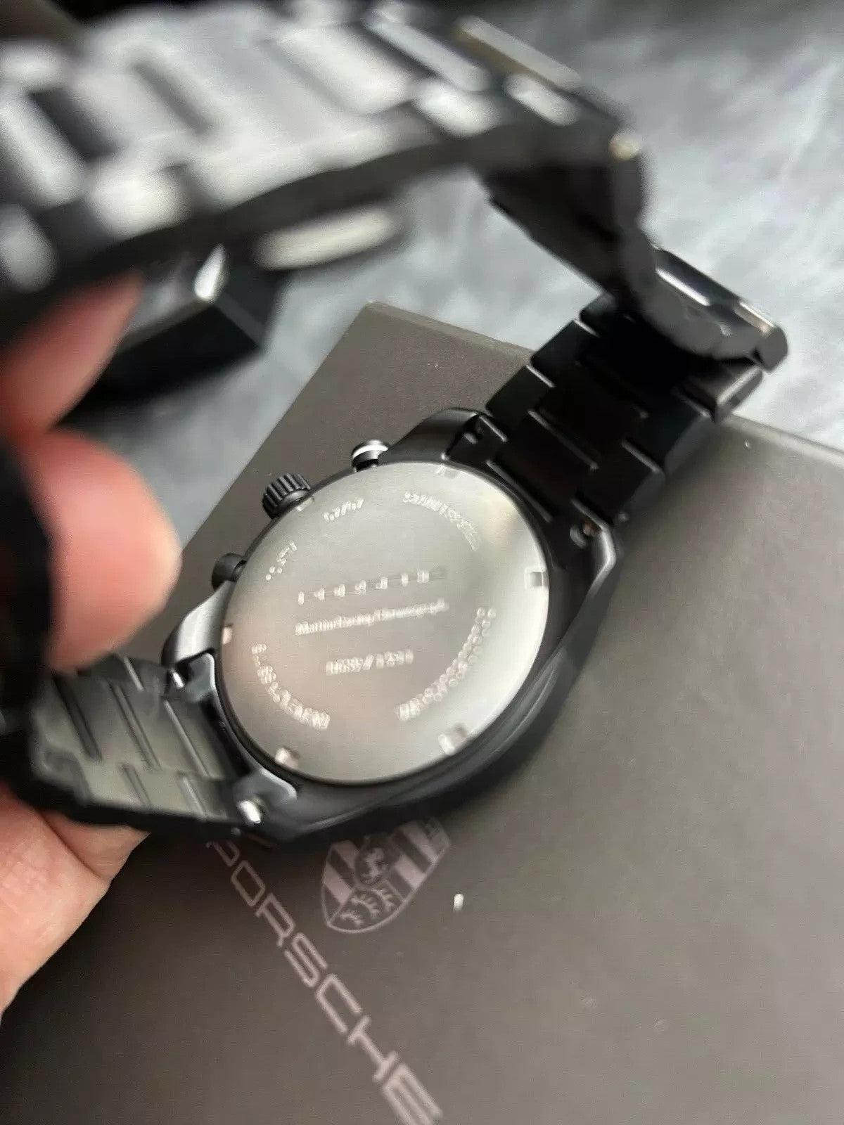 WAP0700200P042 Rare 1911 Limited Edition Genuine Porsche Martini Racing Chrono Mens Watch 42mm Ronda 5030D