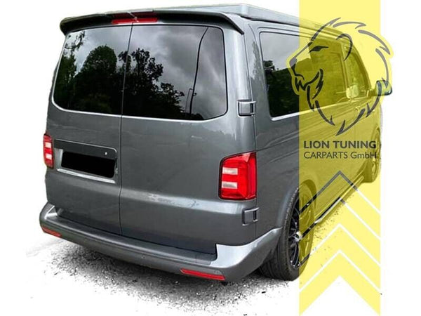 LT Rear Roof Wing Tailgate Boot Spoiler VW T6 Bus Transporter 15-19 ABS Gloss Bl