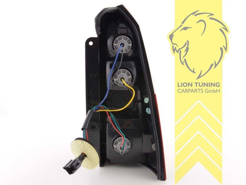 LT Pair LED Lightbar Rear lights Ford Focus 1 99-04 DNW Turnier red LHD