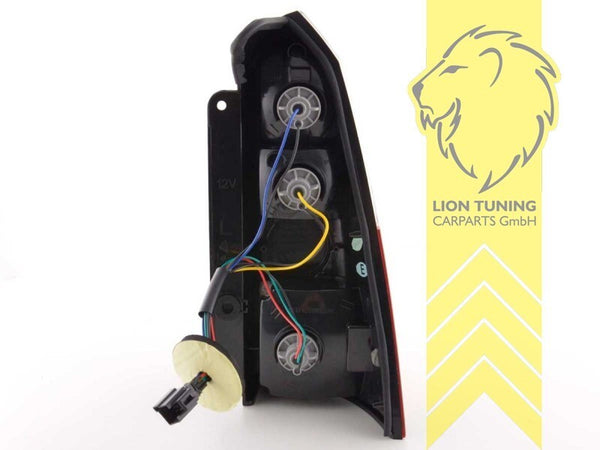 LT Pair LED Lightbar Rear lights Ford Focus 1 99-04 DNW Turnier red LHD