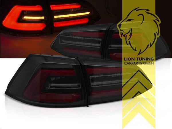 LT LED REAR LIGHTS Tail VW Golf 7 BA5 17-19 Facelift Variant black red smoke LHD